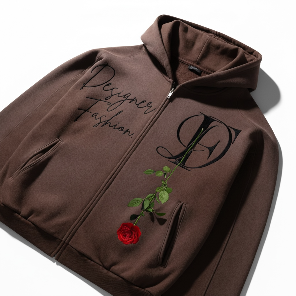 “Brown Rose Effect” Hoodie