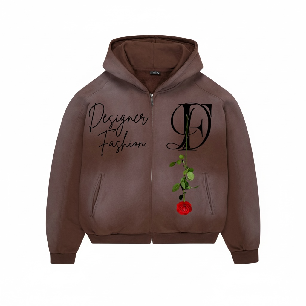 “Brown Rose Effect” Hoodie
